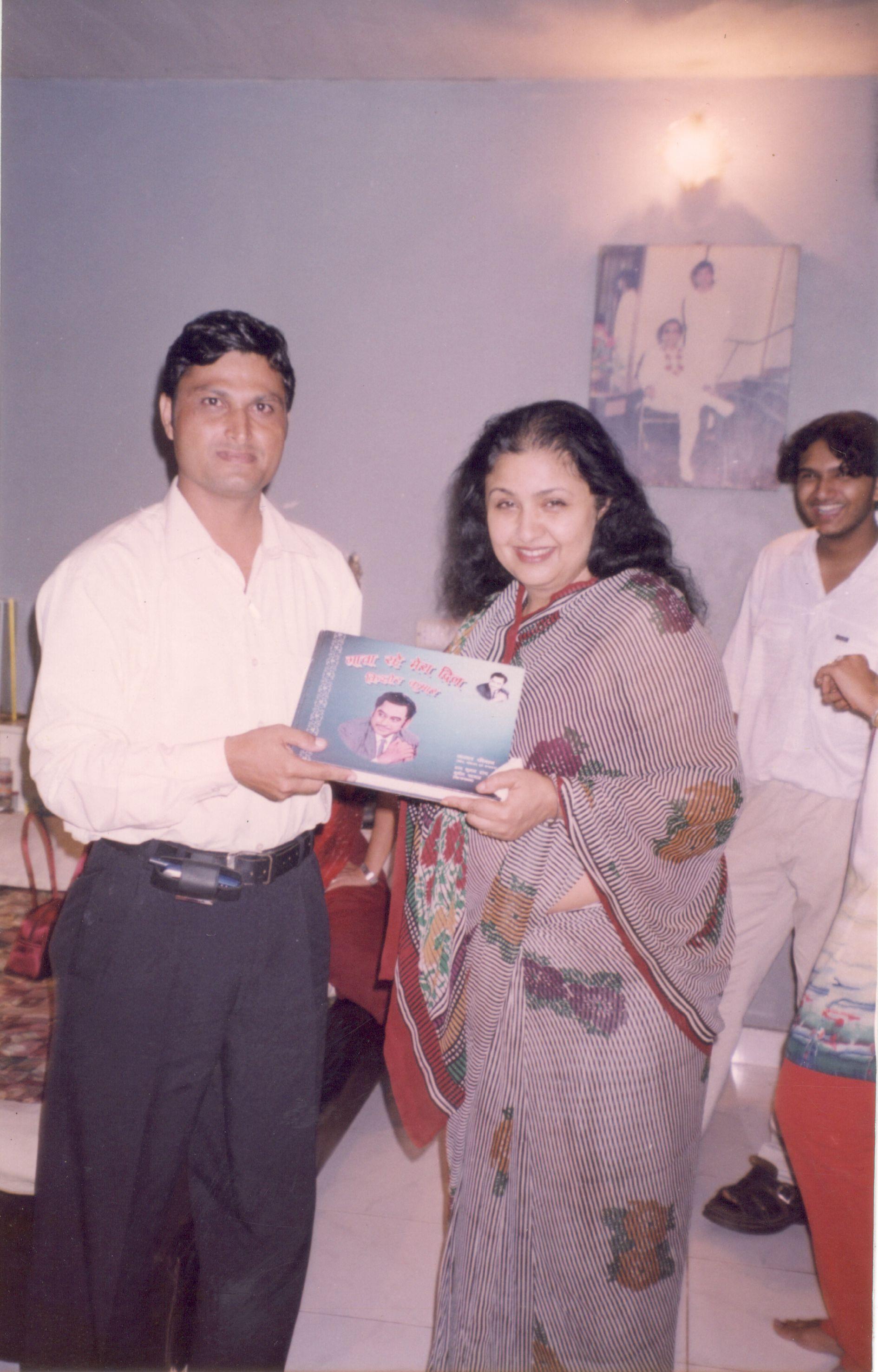 Leena Chandavarkar with Gaata Rahe Mera Dil